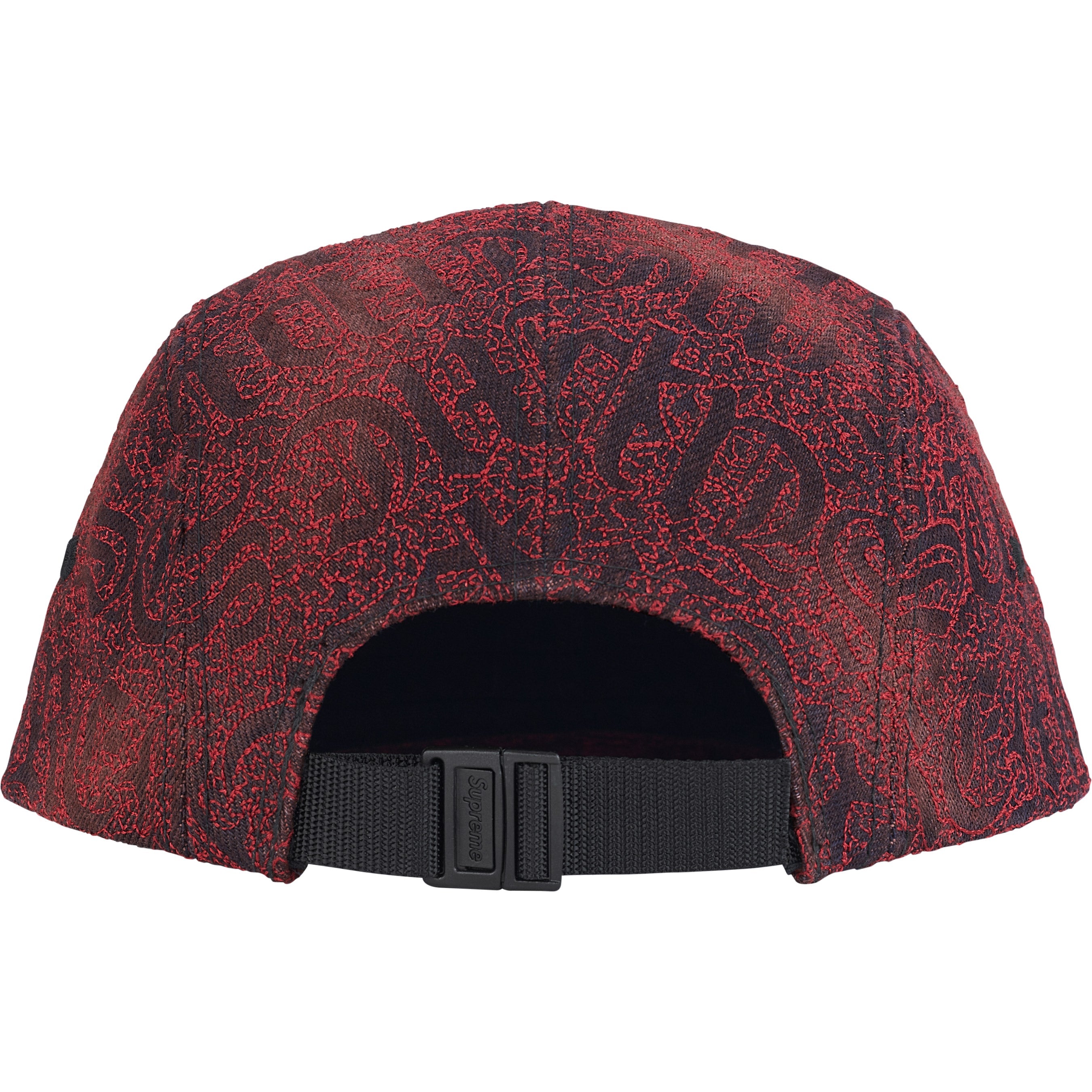 Stitched Old English Denim Camp Cap view 7